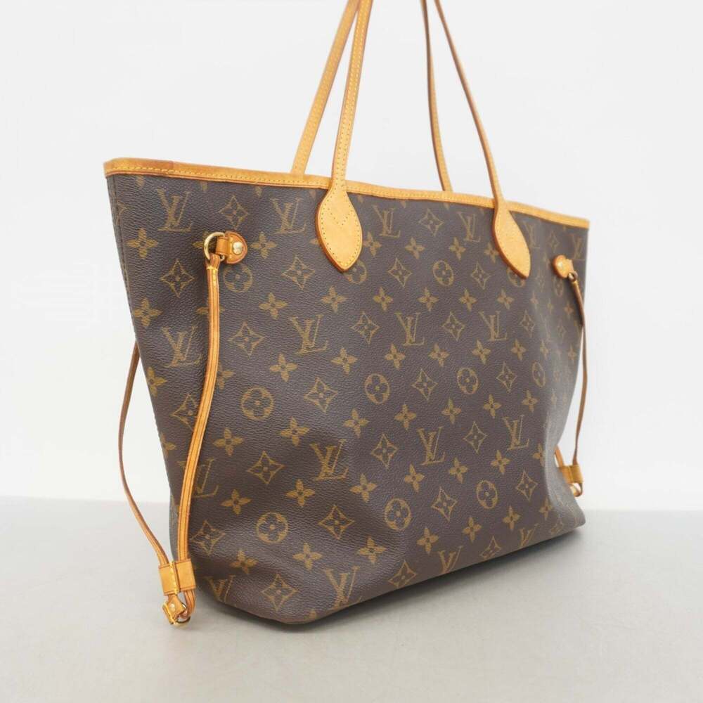 LOUIS VUITTON Brown Monogram Neverfull MM Tote Bag - Picture 2 of 11
